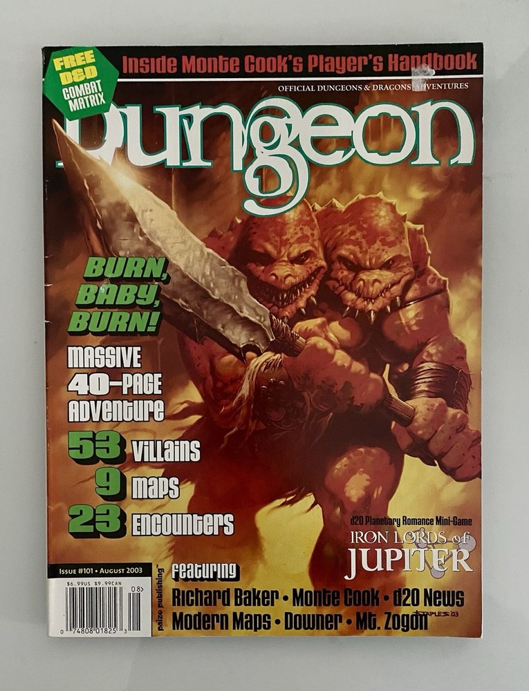 Dungeon Magazine 101 - No Combat Matrix