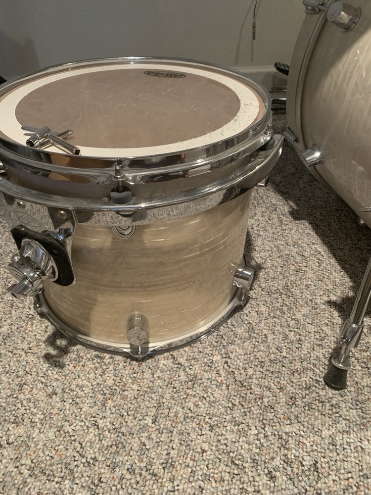 PDP Pearlescent White CX Series Maple 5 Piece Drum Set. (Hardware Available)