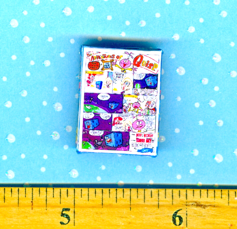 Dollhouse Miniature Size quisp Cereal Box