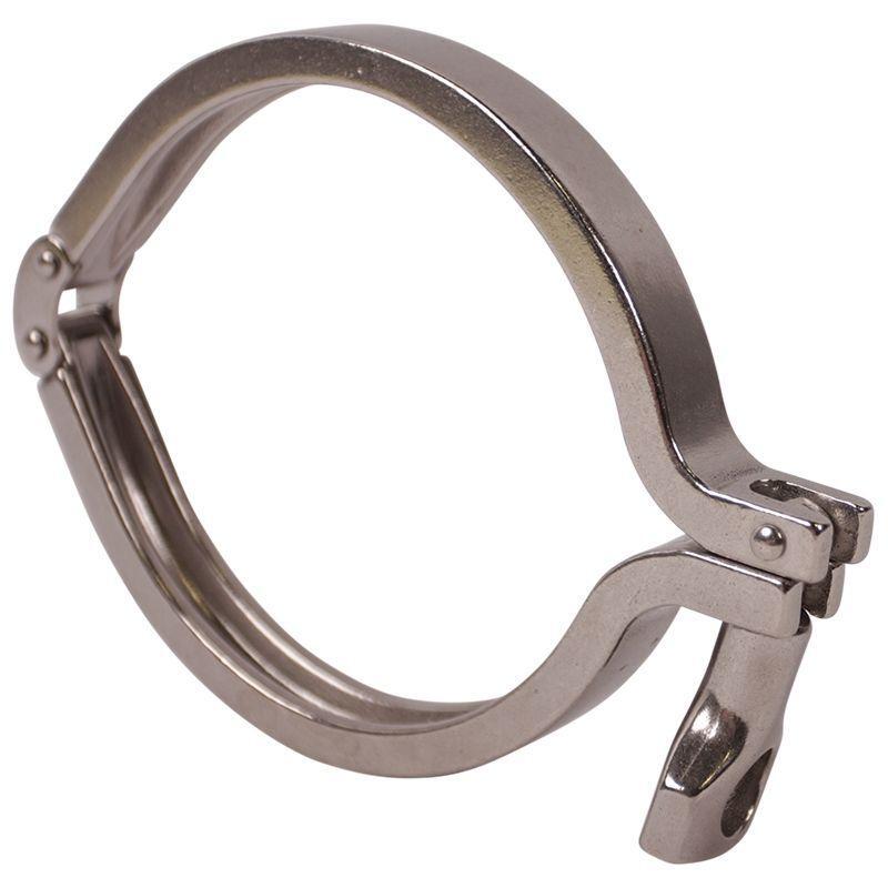 Sanitary Pressure Tri Clamp | 4 inch Double Hinge - SS304