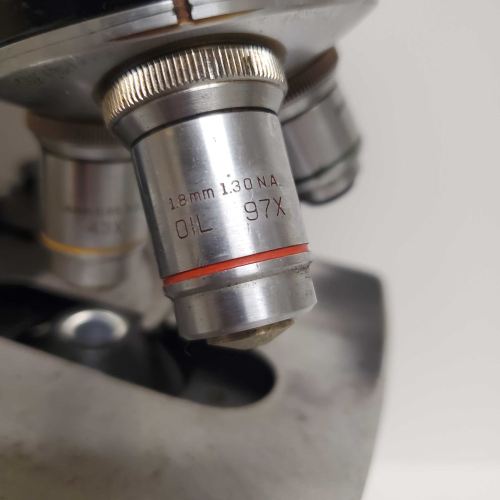 Vintage Bausch & Lomb Microscope M Series #NVS, AS-IS