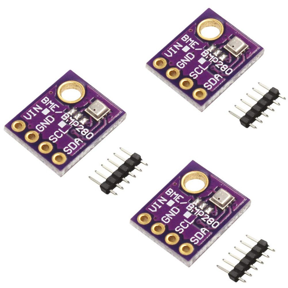 KeeYees 3pcs BME280 Digital 5V Temperature Humidity Sensor Atmospheric Barome...