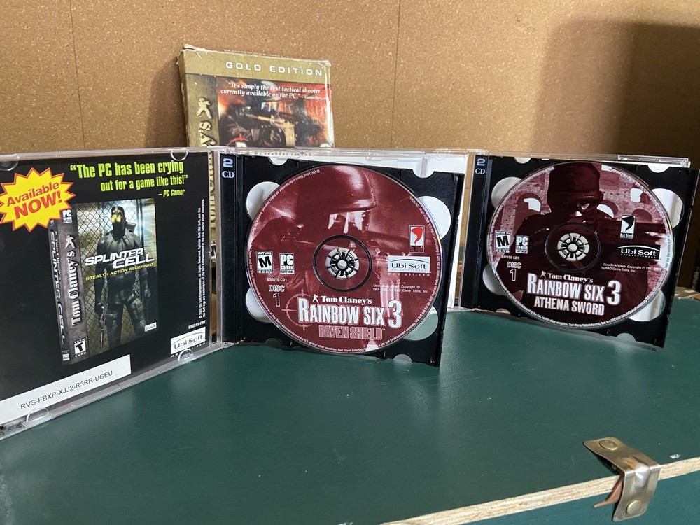 Tom Clancy's Rainbow Six 3 Gold Edition PC Game CD Windows Software Complete CIB