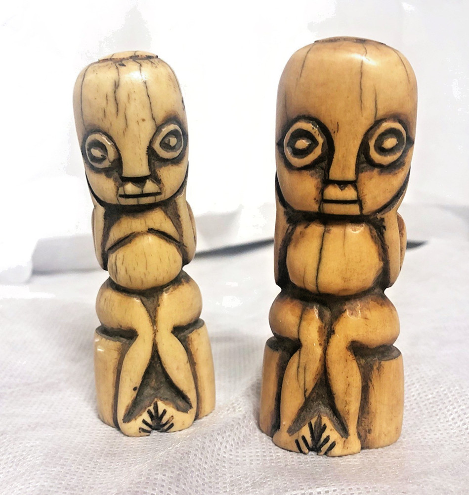 Tikar Figurine Carvings, Cameroon