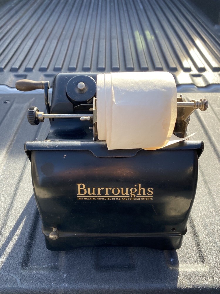 Antique Burroughs counting Machine