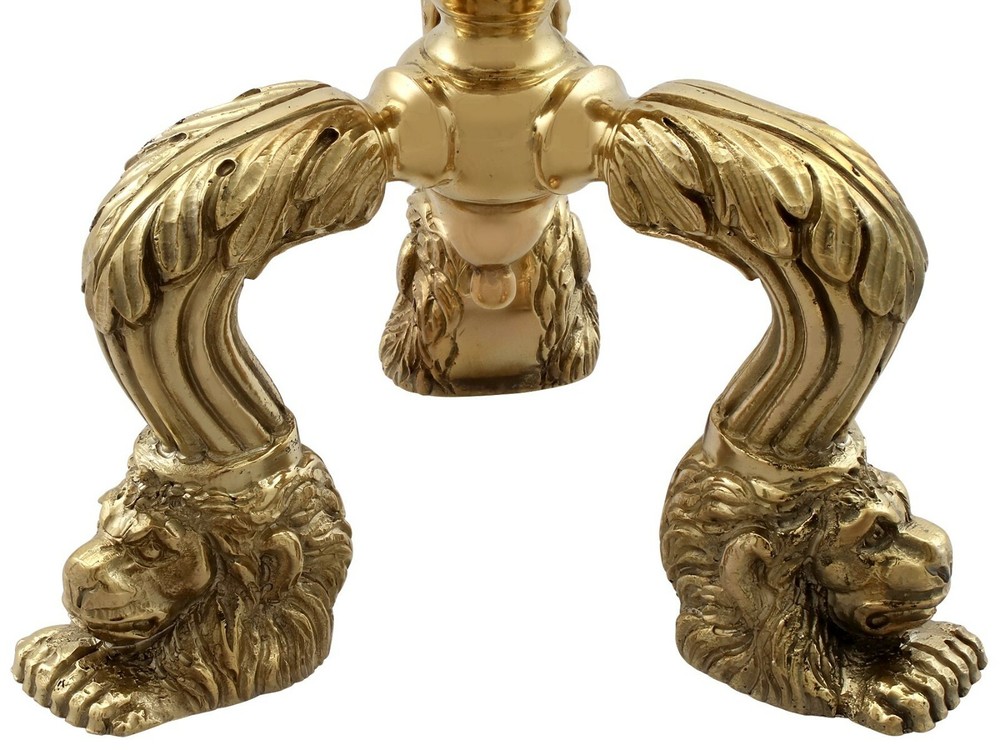 Sterling Silver Gilt Candlesticks Vintage 1966