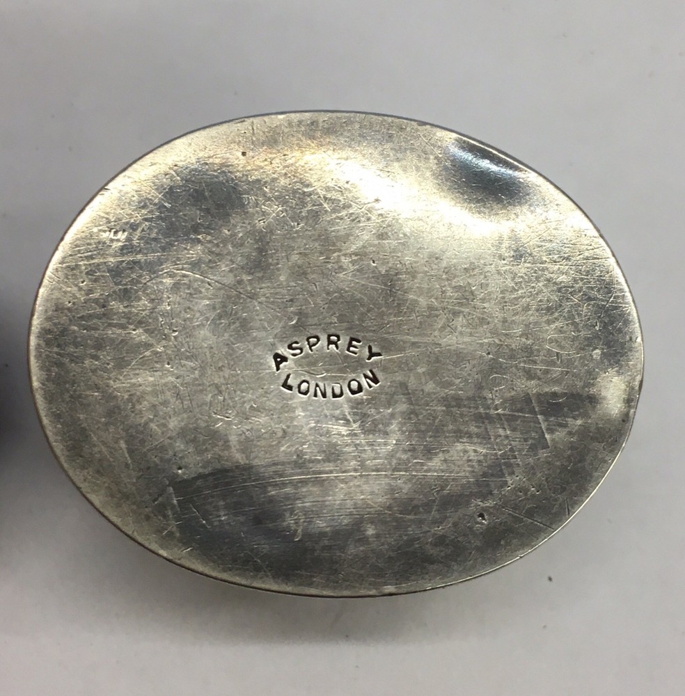 Antique Solid Silver Pill / Trinket Box 1903 William Cripps Asprey London