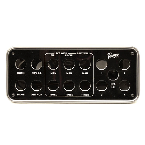 Ranger Boat Blank Switch Panel 9859203 | Z522D Comanche Illuminated