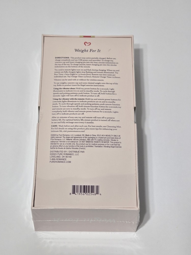Pure Romance - Weight For It - Pelvic Floor Exerciser