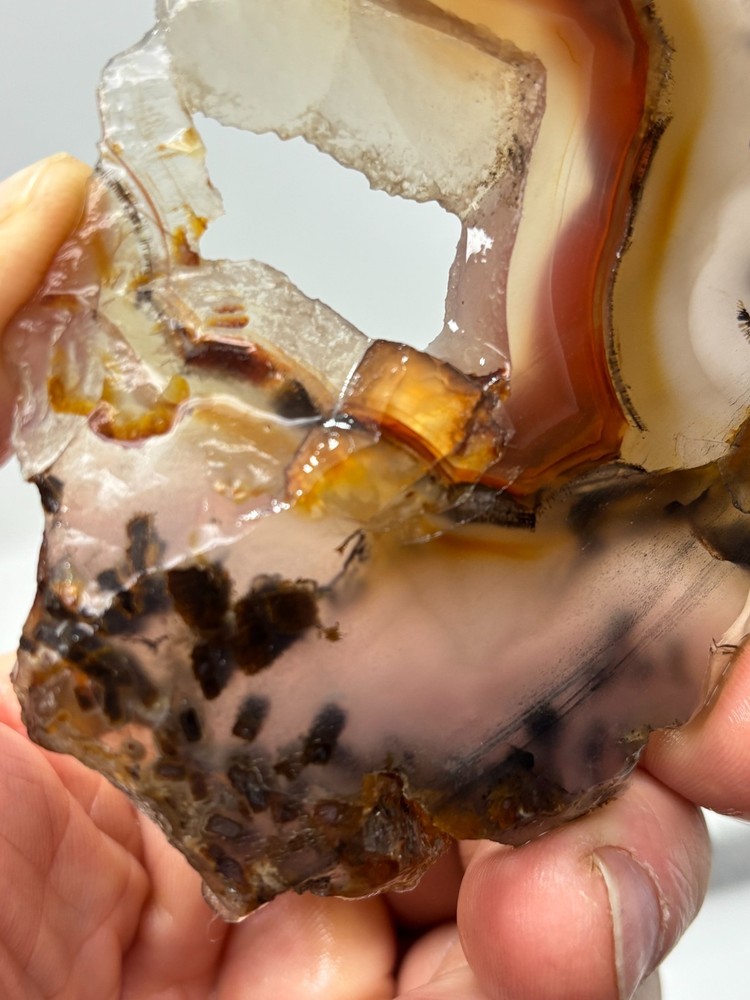 Turkish Stick Agate slab Cabbing Lapidary Collecting Combo Ship aval