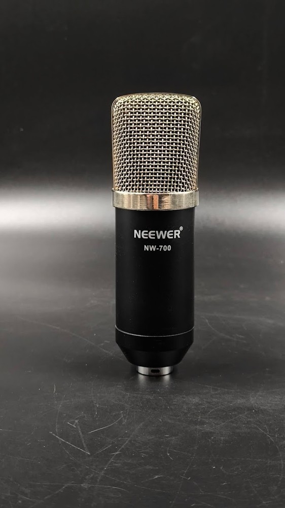 Neewer NW-700 Microphone Used Working Black