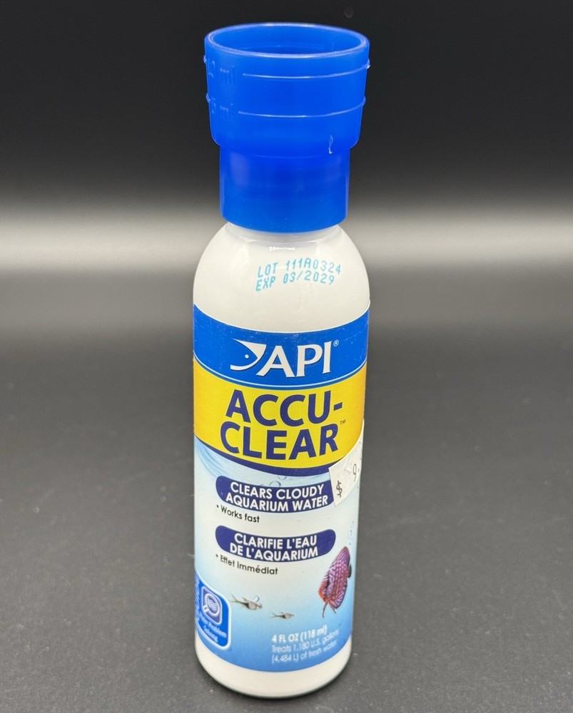 API Accu Clear 4oz Clears Cloudy Aquariums