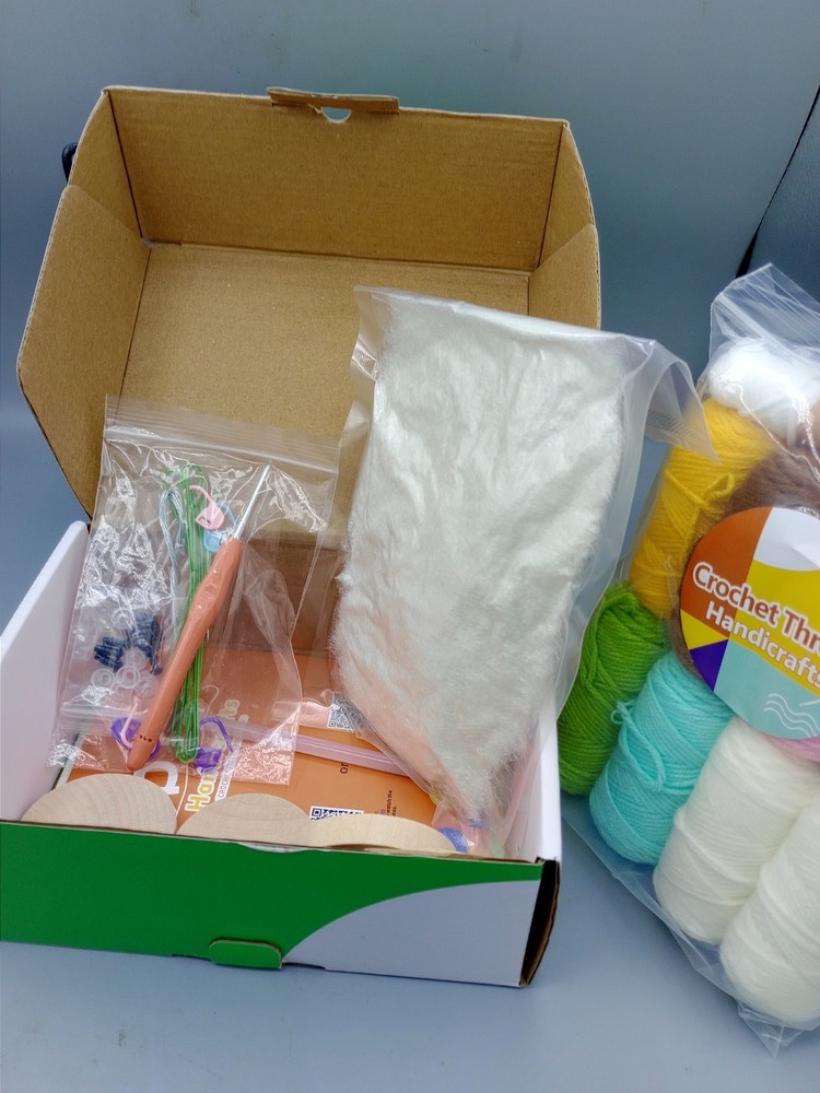 Beginner Crochet Kit: Flower Potted Project with Video Tutorials and Accessories