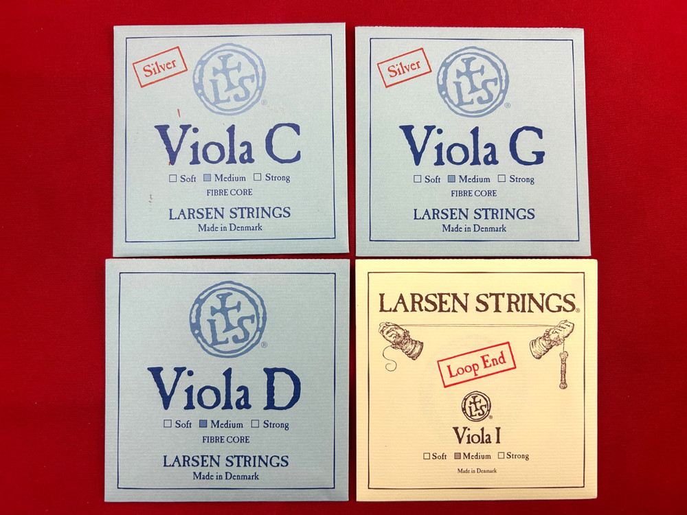 100% Authentic Larsen Viola Strings Set 4/4 with Excellent LOOP A