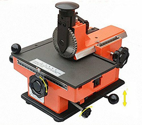 Update Semi-automatic Nameplate Metal Label Stamping Printer Marking Machine 4mm