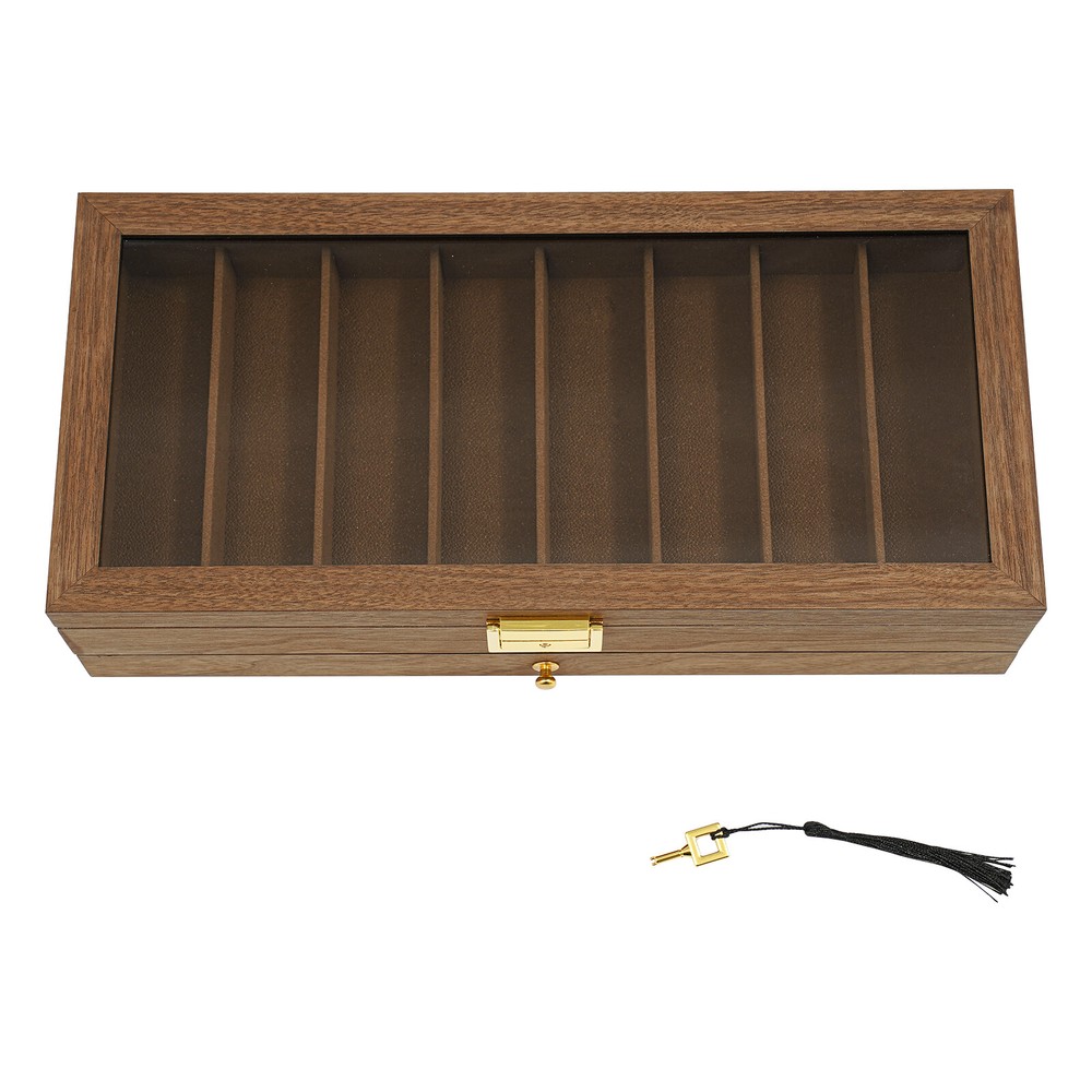 Knife Display Case, Knife Storage Box, 2-Tier Knife Display Case Organizer