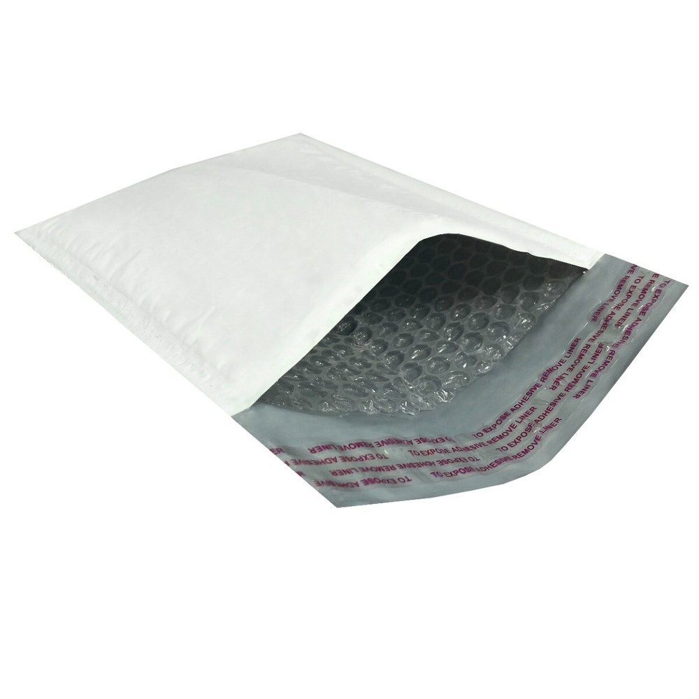 UOFFICE 500 Poly Bubble Mailer Bags 5x10" - #00 Padded Envelopes