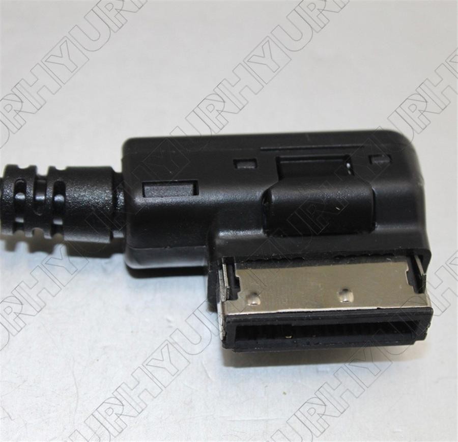 1Pc Car Radio Stereo Aux Cable Adapter MMI Socket Interface Audio Input for Benz