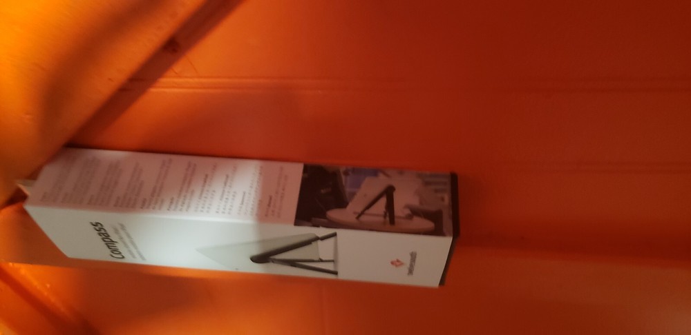 Twelve South Compass 2 for iPad, Black | Mobile Display Stand with Typing Angle