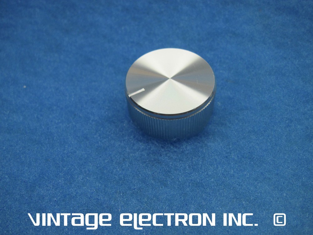 NEW Replacement DYNACO Knob (1-1/4" diameter)  - SILVER Machined Aluminum
