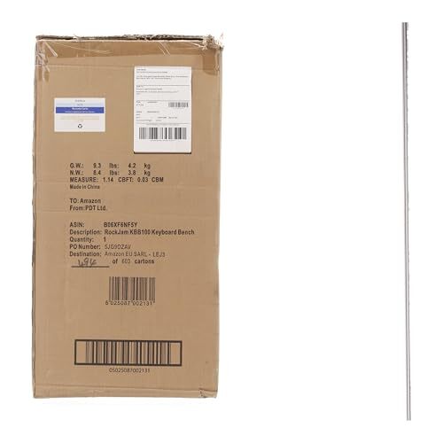 KB100 Adjustable Padded Keyboard Bench X-Style Black