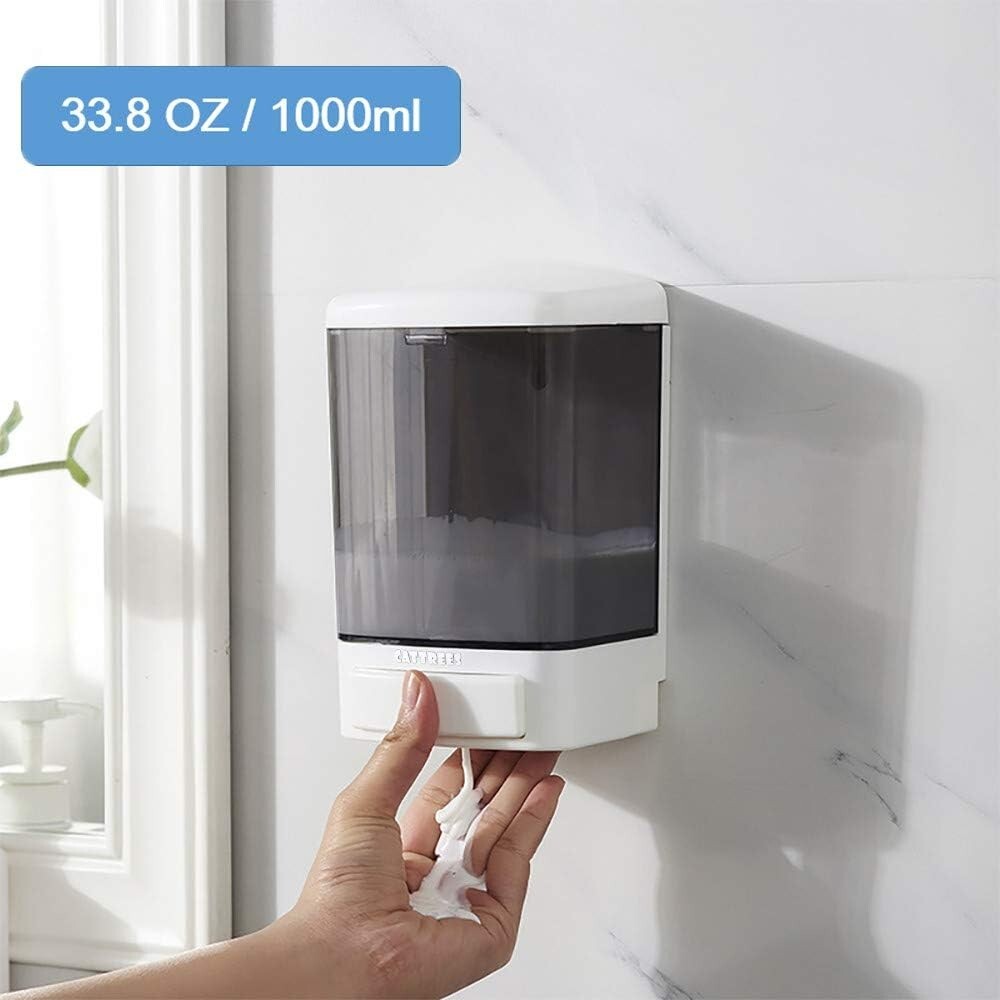 Versatile 1L Soap Dispenser - Durable Wall-Mounted Solution for Any Environment