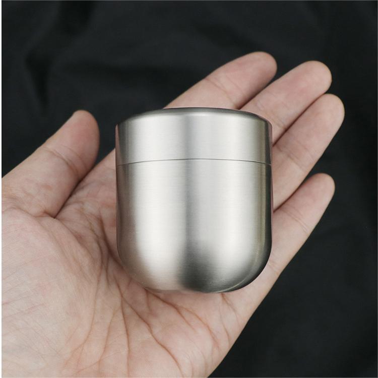 Hot EDC Titanium Waterproof Pill Holder Organizer Container Tea Storage Box