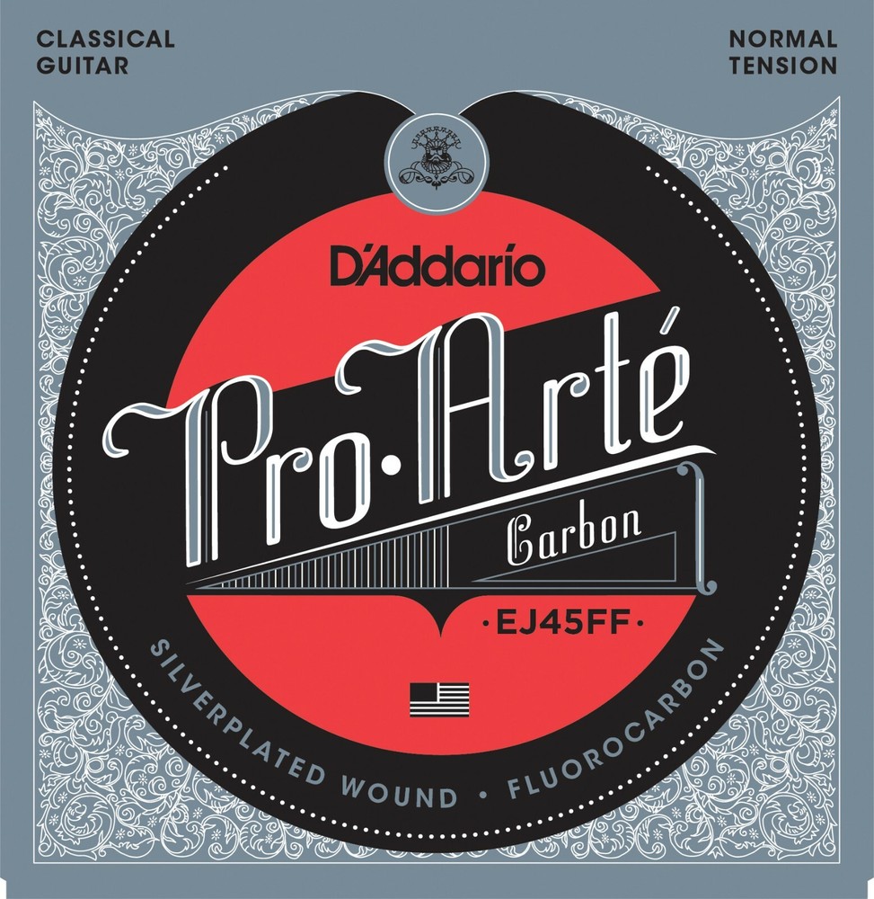 D'Addario EJ45FF Pro-Arté Carbon Dynacore Classical Guitar Strings Normal