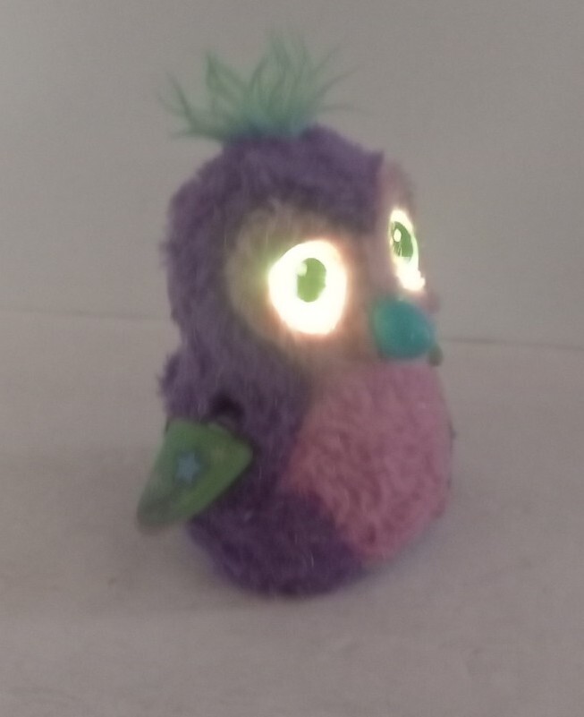 Spin Master Hatchimals Penguala 5" Soft Interactive Purple/Pink Plush Bird.