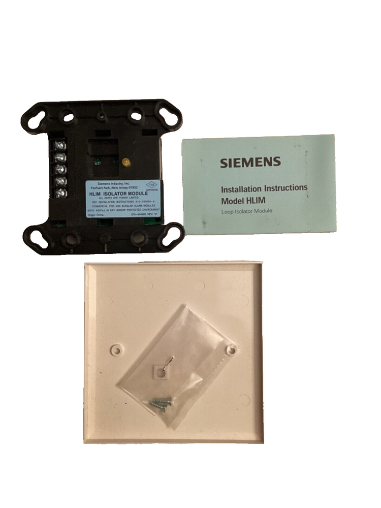 SIEMENS HLIM 500-033170 FIRE ALARM LOOP ISOLATOR MODULE