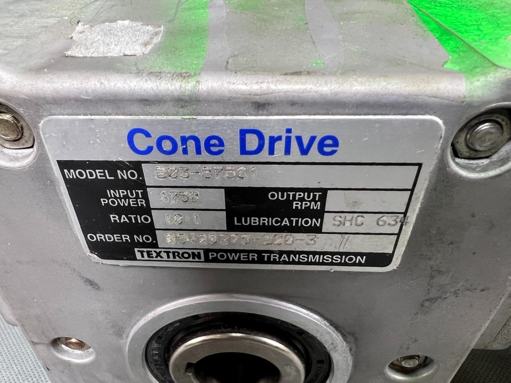 Textron B03-57521, Cone Drive Gear Reducer, 10:1 Ratio