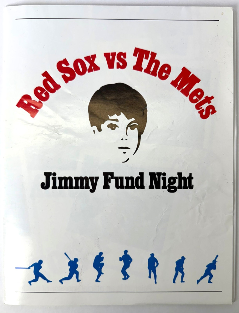 Red Sox vs the Mets Jimmy Fund Night 1986 Poster