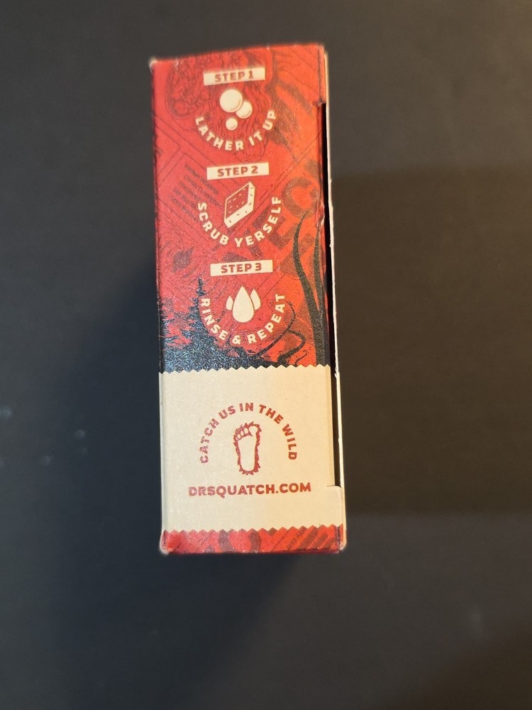 5 Pack -Dr. Squatch Stranger Things Vecna's Curse Soap Limited Edition 5 oz