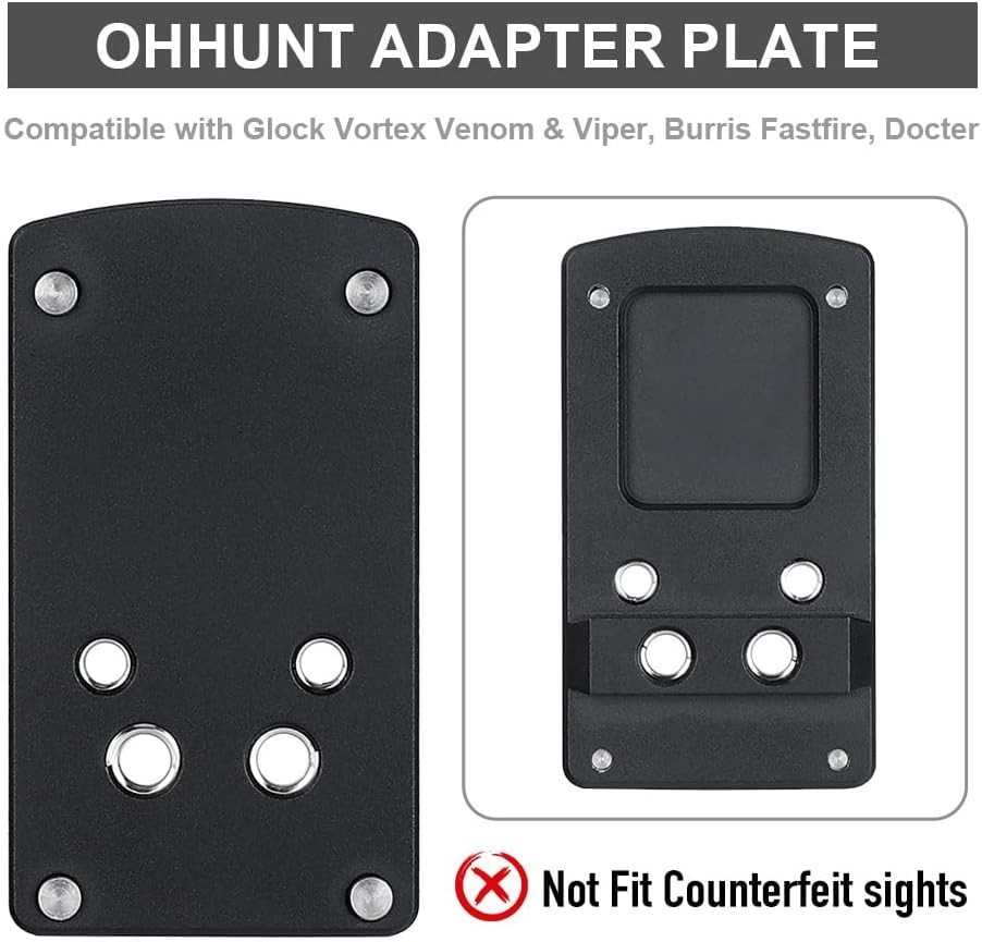 Precision Mounting Plate for Vortex/Viper/Burris Fastfire - Ultra Low Profile