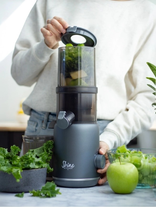 Shine SMB-1 Cold Press Juicer - Compact Hands-Free Continuous Feed... W4