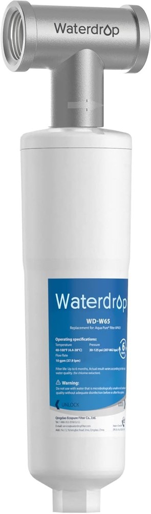 Waterdrop AP431 AP430SS Whole House Scale Inhibitor Filter,Heater Softener