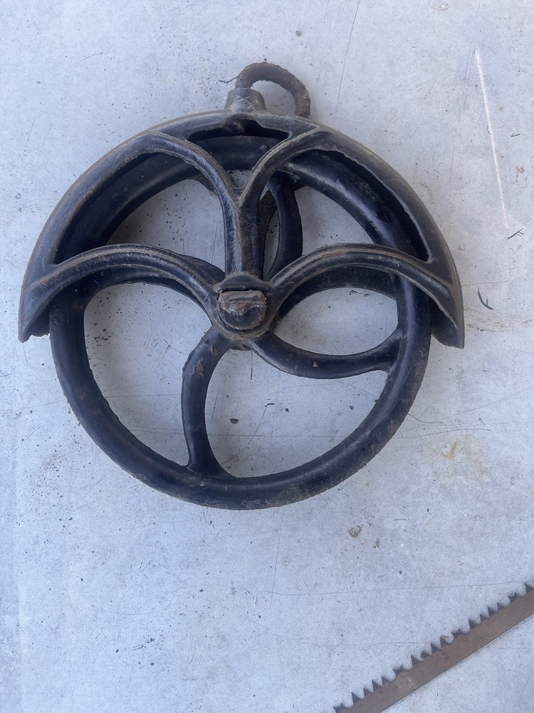 Antique Pulley For Well House
