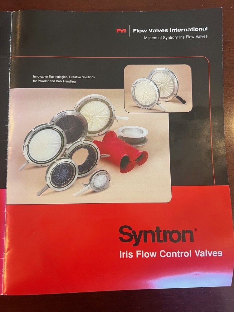 SYNTRON FLOW CONTROL VALVE SFV-4A Style #160212J