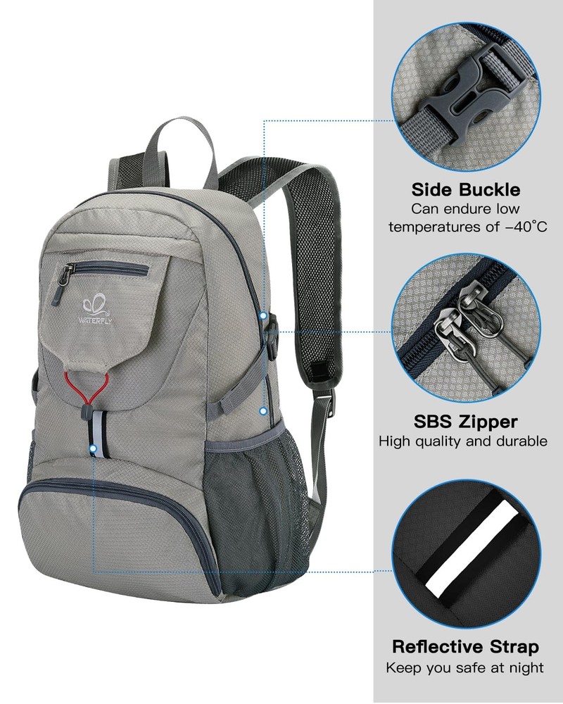 20L Small Lightweight Packable Backpack Ultra Light Foldable Travel Daypack