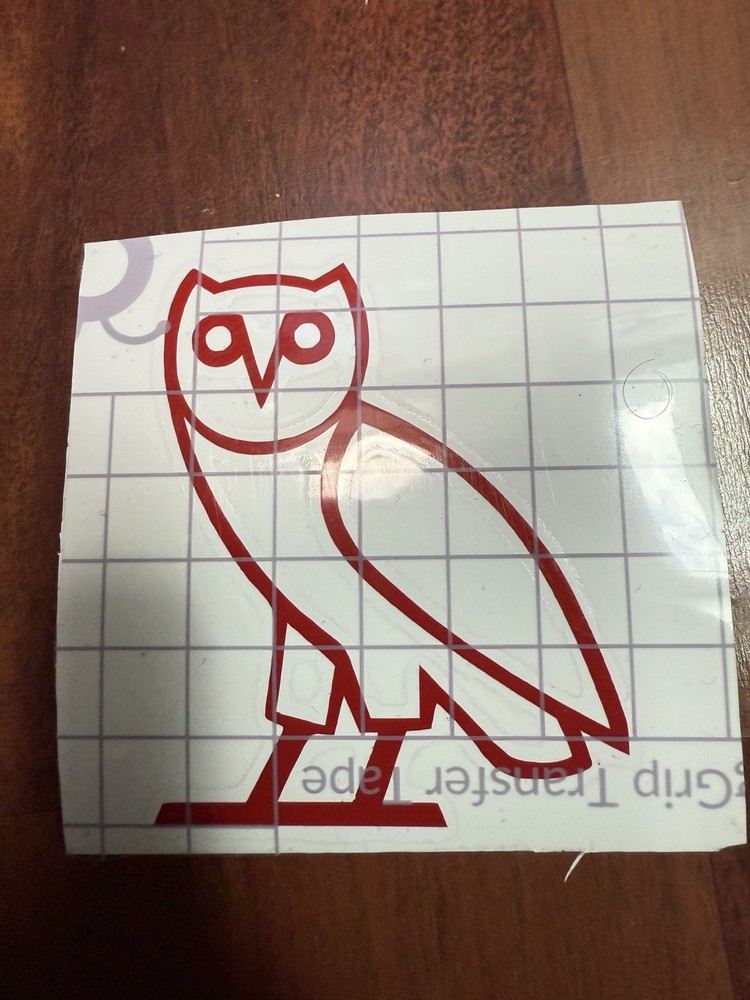 Red OVO owl sticker Drake sticker