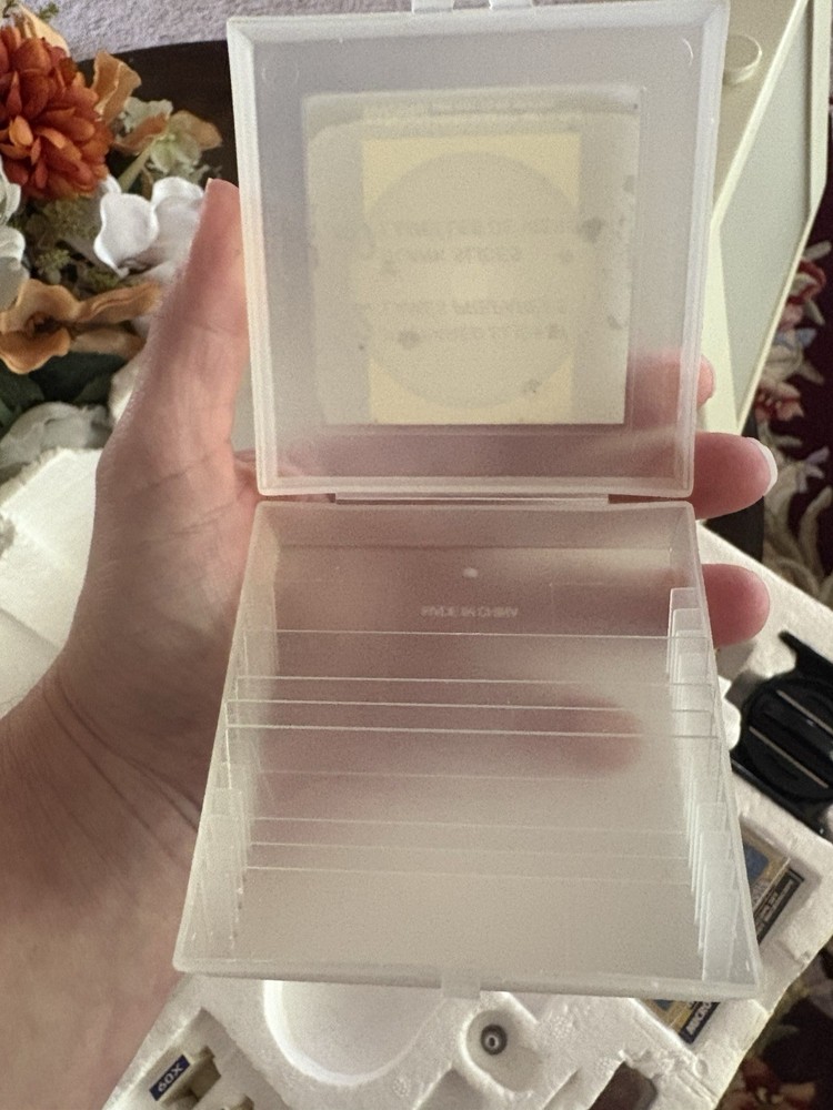 Vintage MICRO-SCIENCE MEGA SCREEN MICROSCOPE 62 PCS 1998-Used/Powers On