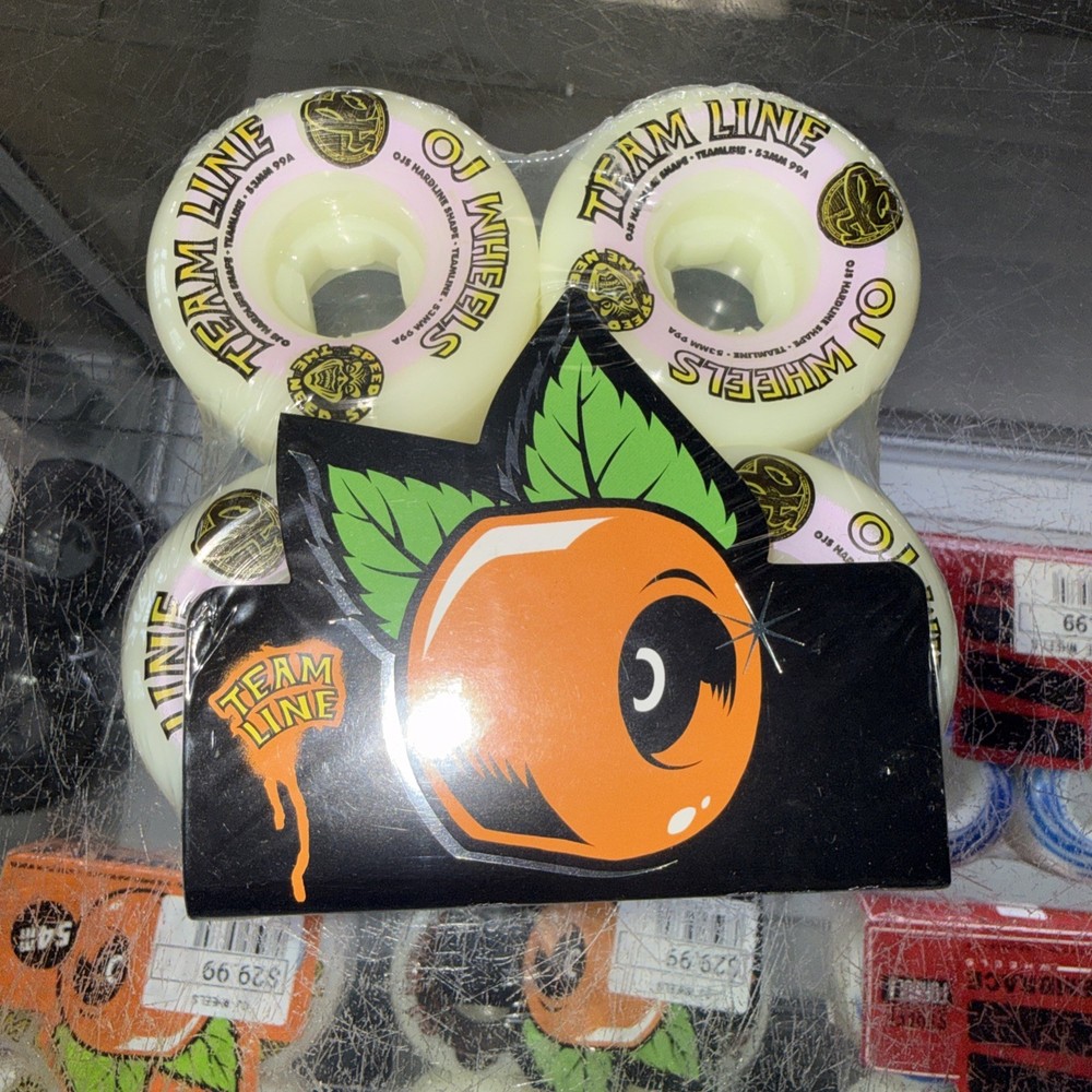 Oh Wheels 53mm Team Line Original White