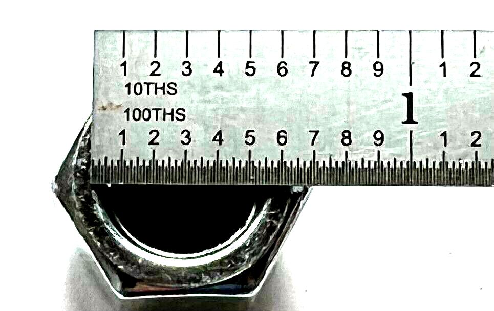1/2-20 ZINC NYLON INSERT STOP LOCK NUT - 10 PIECES