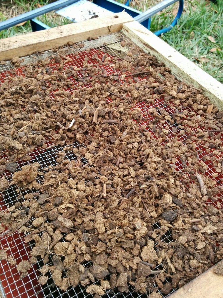 Soil Sifter, 1/4" mesh, pressure treated wood