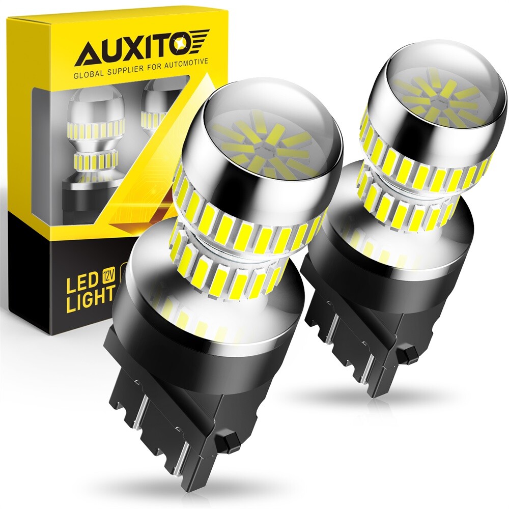 AUXITO 3157 4114 4157 LED DRL Daytime Running Light Bulb White 2800LM ERROR FREE