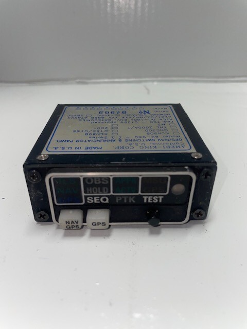AMERI-KING AK 950-2001 GPS/NAV SWITCHING AND ANNUNCIATOR PANEL