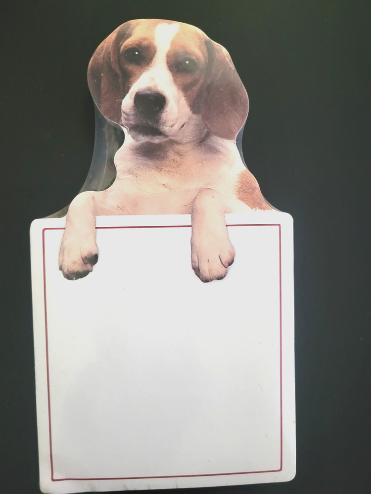 Beagle Magnetic Notepad