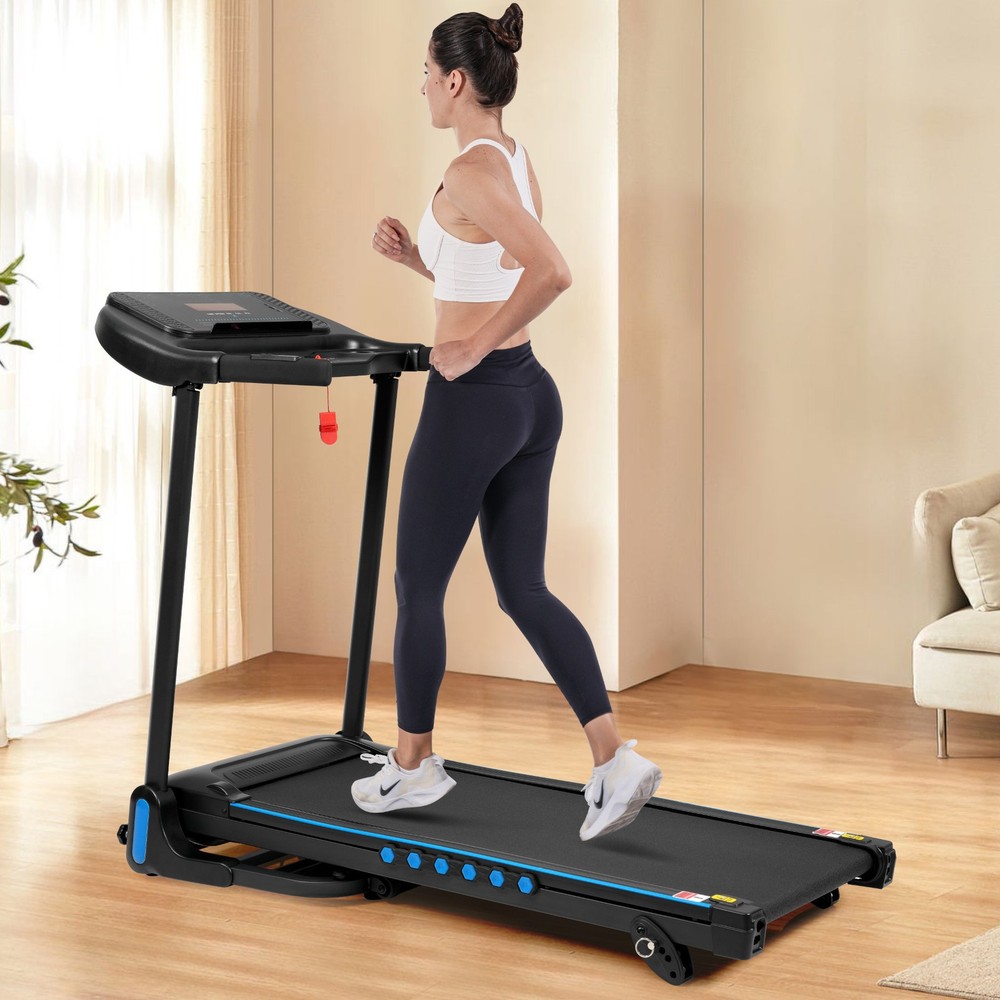 Hydraulic System Auto-Folding Treadmill with Incline Walking Running Machine New