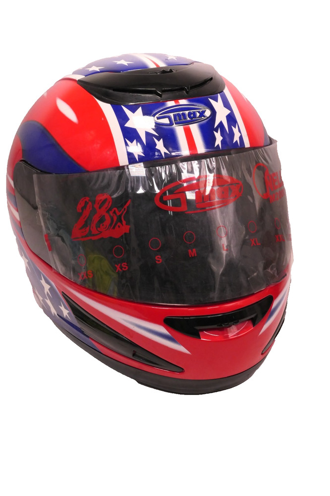 GMAX 28X HELMET American Flag Size Large