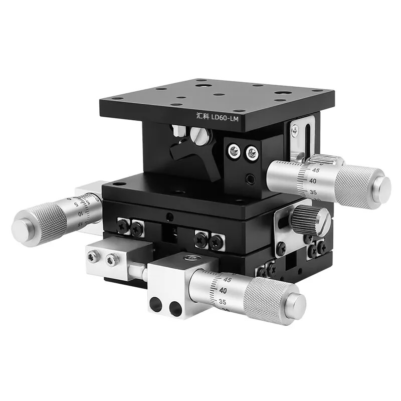 XYZ Axis Precision Displacement Platform Fine-Tuning Lifting Workbench 60*60MM